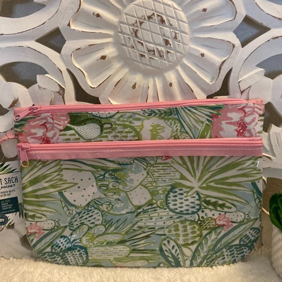 Swim Suit Sack With Zipper with Pocket NWT 🌿🌸🌿 - Picture 2 of 5